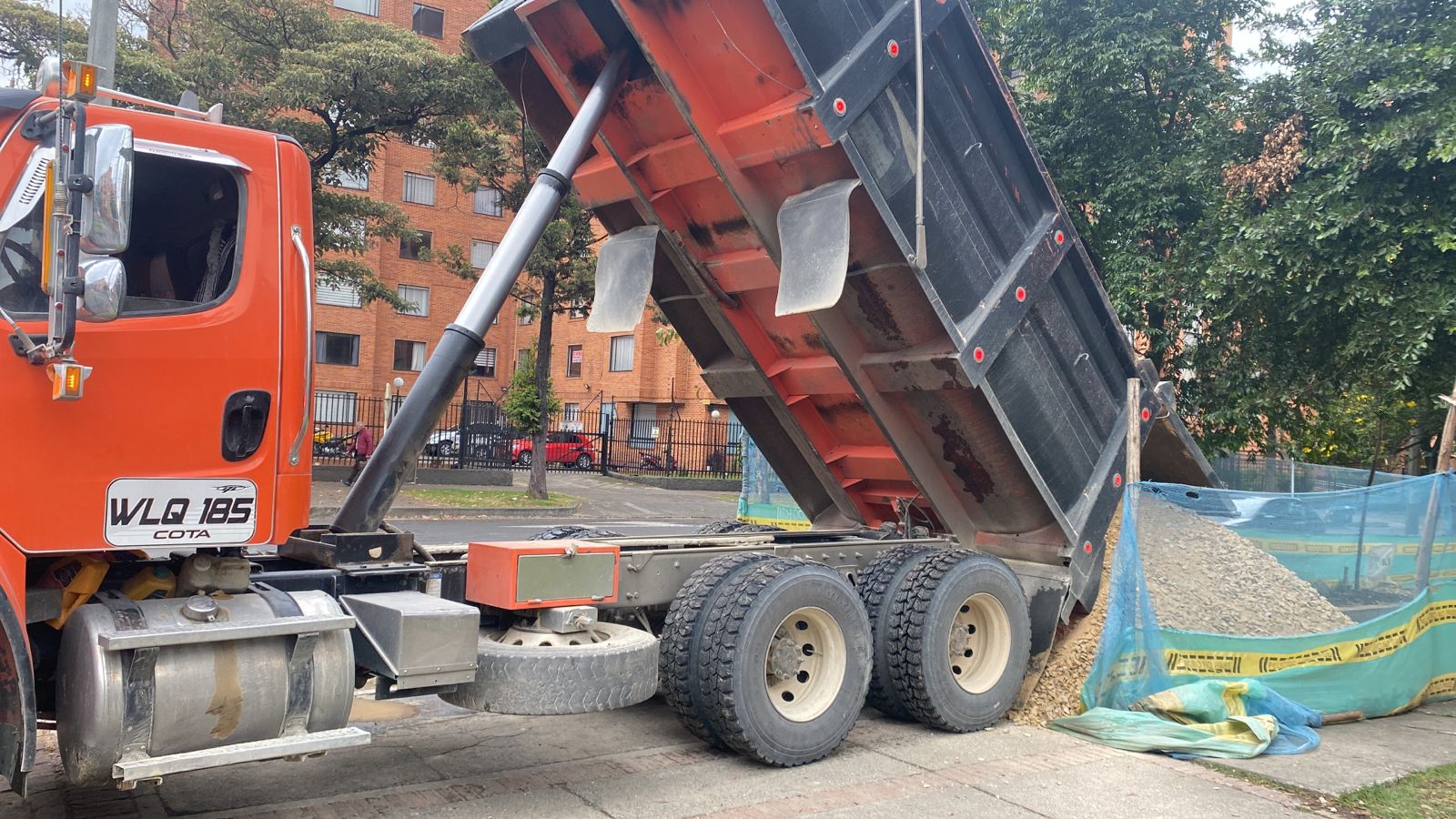 Transporte de materiales en obra